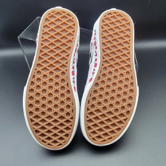 Vans Slip-On Prism Pink  Checkered‎ Zebra Rose Skate Shoes Youth Size 2.0