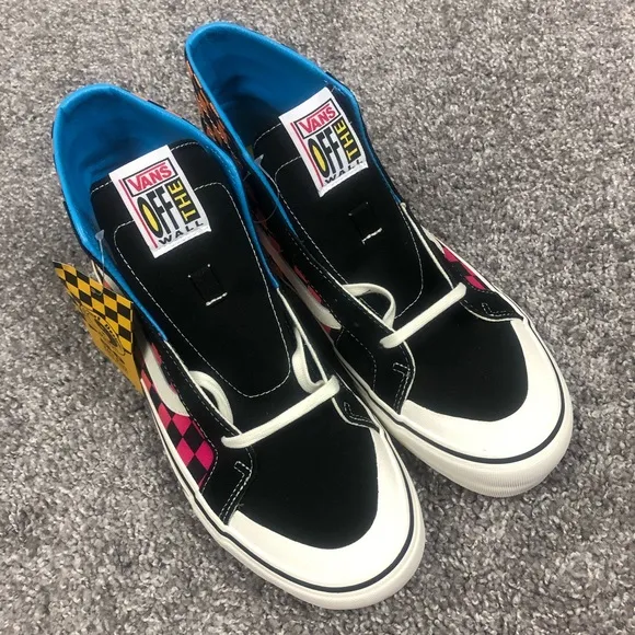 Vans T&amp;C Surf Hawaii Sk8-Hi 138 Decon SF Checkerboard Women Skate Sneakers Shoes