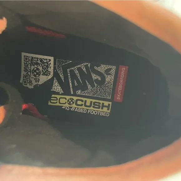 VANS The Lizzie Rosette Sk8-Hi Womens 6.5 Suede EcoCush Skate Sneakers Shoes Box