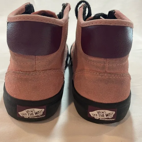 VANS The Lizzie Rosette Sk8-Hi Womens 6.5 Suede EcoCush Skate Sneakers Shoes Box