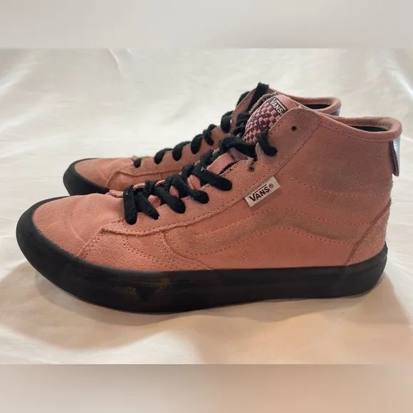 VANS The Lizzie Rosette Sk8-Hi Womens 6.5 Suede EcoCush Skate Sneakers Shoes Box