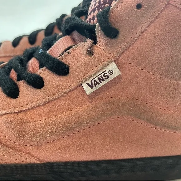 VANS The Lizzie Rosette Sk8-Hi Womens 6.5 Suede EcoCush Skate Sneakers Shoes Box