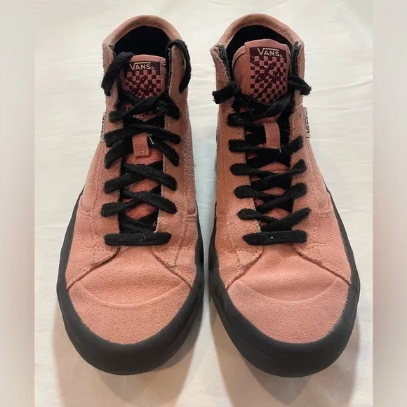 VANS The Lizzie Rosette Sk8-Hi Womens 6.5 Suede EcoCush Skate Sneakers Shoes Box