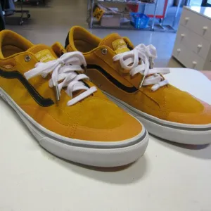 Vans Trujillo Tnt Advanced Prot Men's 12 Sunflower/Black Suede Skate Shoes w/Box