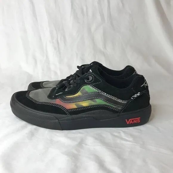 Vans Tyson Peterson Wayvee Popcush Skate Shoes Men's Size‎ 9 Black EXCELLENT!