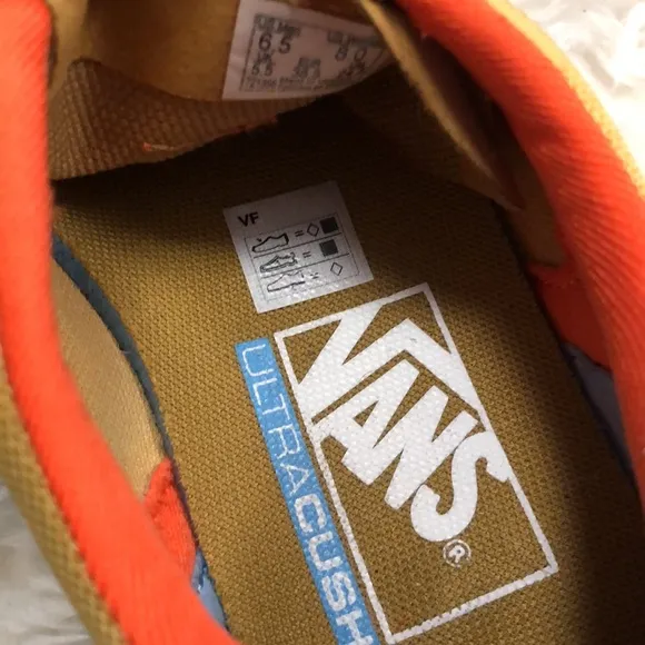 VANS Ultrarange ExoLow Sulphur Yellow SKATE UltraCush SNEAKERS Mens6.5 Wm8unisex