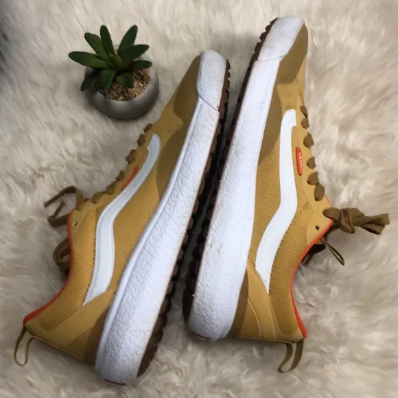 VANS Ultrarange ExoLow Sulphur Yellow SKATE UltraCush SNEAKERS Mens6.5 Wm8unisex