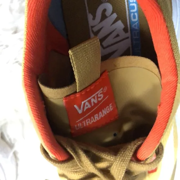 VANS Ultrarange ExoLow Sulphur Yellow SKATE UltraCush SNEAKERS Mens6.5 Wm8unisex