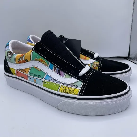 VANS unisex loteria old skool skate multicolor shoes Size Men 4.5 Women 6