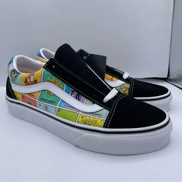 VANS unisex loteria old skool skate multicolor shoes Size Men 4.5 Women 6