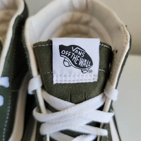 Vans‎ Unisex Sk8 Hi OD Army Green Casual Shoes Sneakers Size M 7 W 8.5 Skate