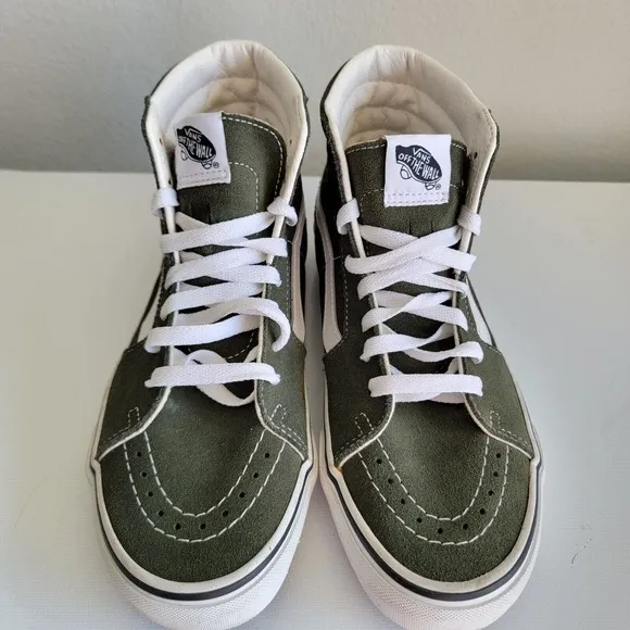 Vans‎ Unisex Sk8 Hi OD Army Green Casual Shoes Sneakers Size M 7 W 8.5 Skate