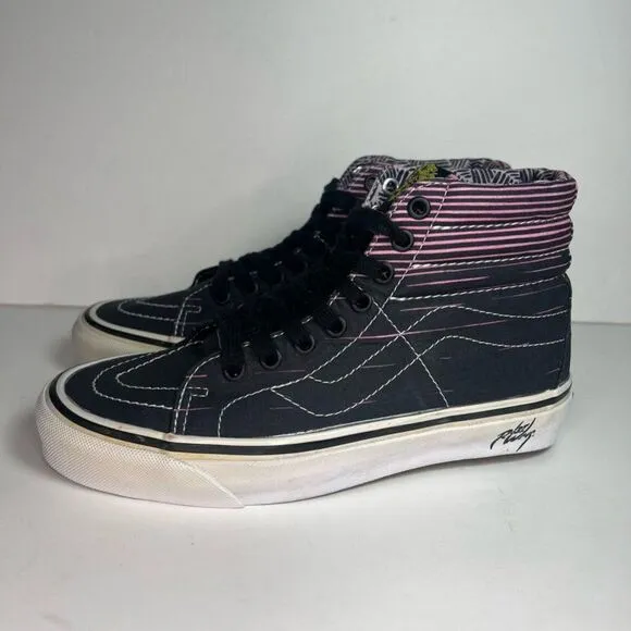 Vans Vault X Robert Williams Men 6 Womens 7.5 Sk8 Hi Decon LX Skate Shoes Black