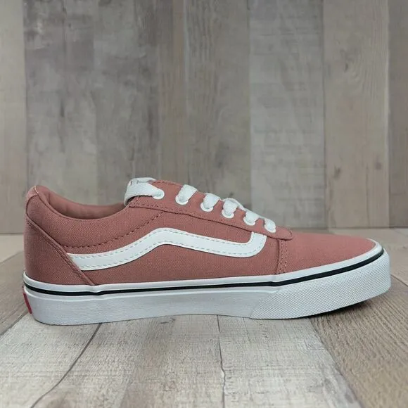 Vans Ward Little Kids' Girls Sneaker Skate Shoes Canvas Night Rose Pink Size 2