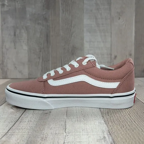 Vans Ward Little Kids' Girls Sneaker Skate Shoes Canvas Night Rose Pink Size 2