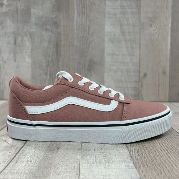 Vans Ward Little Kids' Girls Sneaker Skate Shoes Canvas Night Rose Pink Size 2