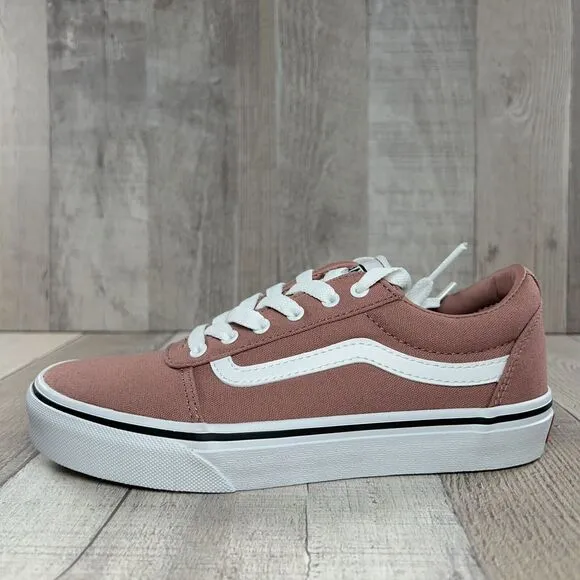 Vans Ward Little Kids' Girls Sneaker Skate Shoes Canvas Night Rose Pink Size 2