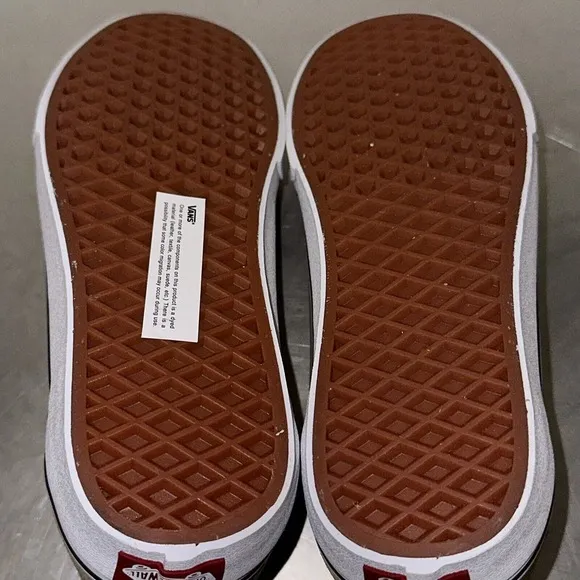 Vans Ward Suede Brown Gold White Men's 7.5 Women 9.5 New Skate Shoes Skater Shoe