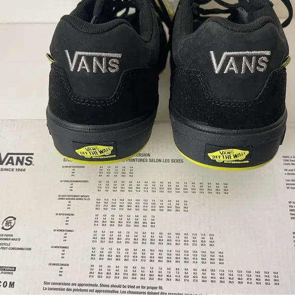 Vans Wayvee Black &amp; Sulphur Skate Shoes