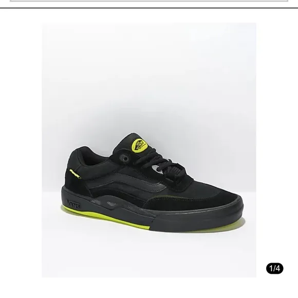 Vans Wayvee Black &amp; Sulphur Skate Shoes