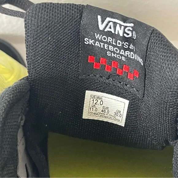 Vans Wayvee Black &amp; Sulphur Skate Shoes