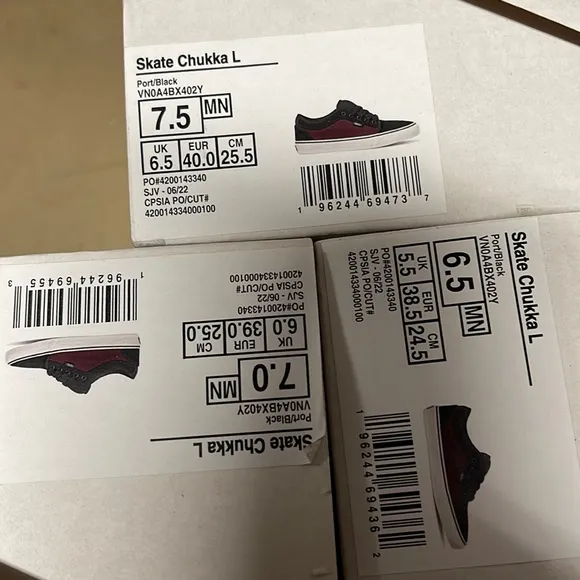 Vans WMNS Skate Chukka Low Port/BlackVN0A4BX402YSneakers - athletic shoes
