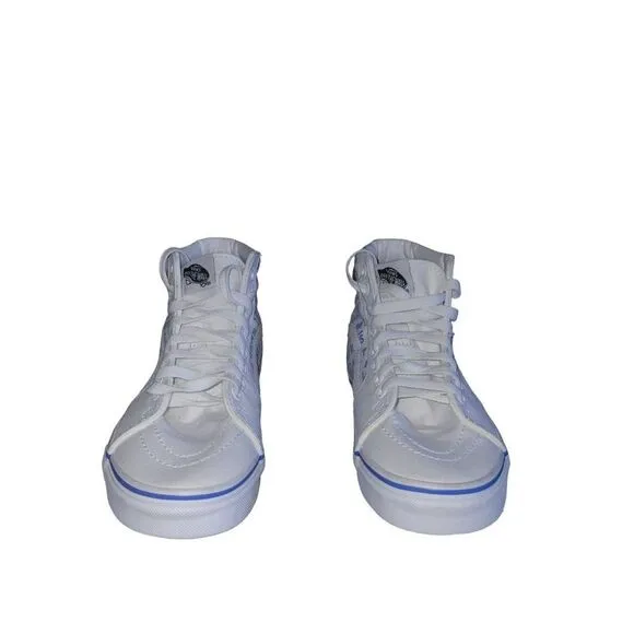 Vans Womens Sneakers White 7.5 I Love My Vans Heart Skate High Top Shoes
