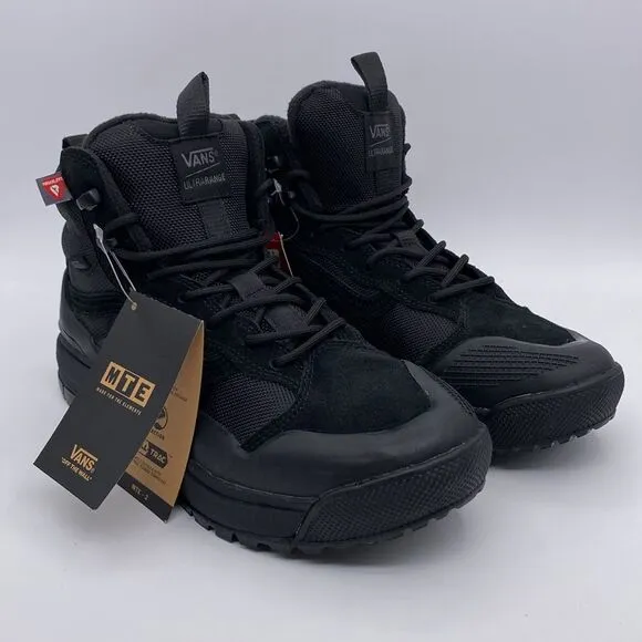 Vans Women's UltraRange EXO Hi MTE-2 Waterproof 'Black/Black' Boots  |  Size:  9
