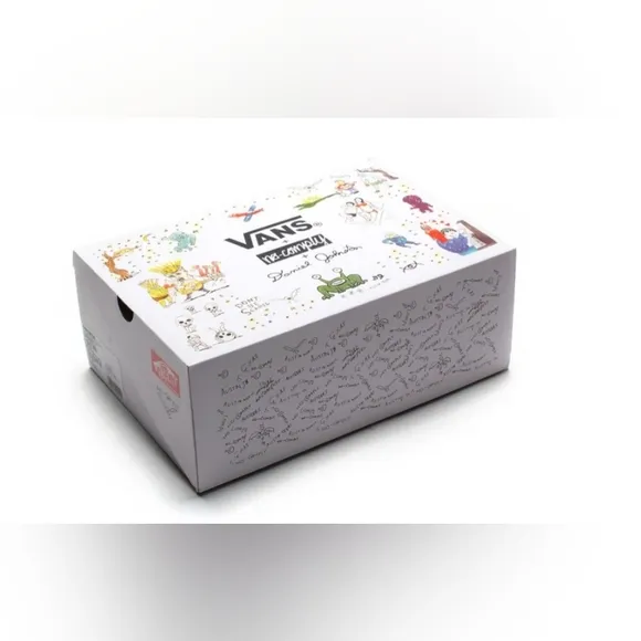 Vans X No-Comply X Daniel Johnston Skate Half Cab &quot;Doodles&quot; *NWT*