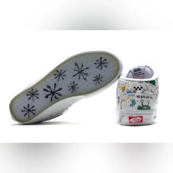 Vans X No-Comply X Daniel Johnston Skate Half Cab &quot;Doodles&quot; *NWT*
