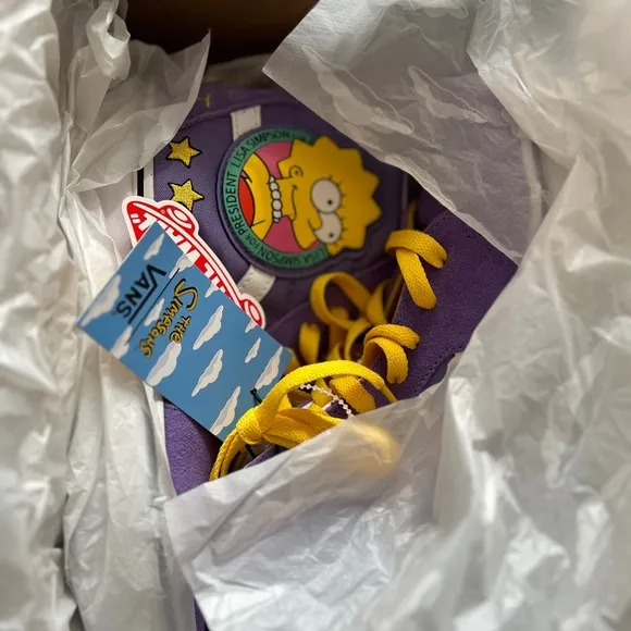 Vans x The Simpsons ™️ Lisa Simpson Sneakers | Size 8 Women’s New In Box