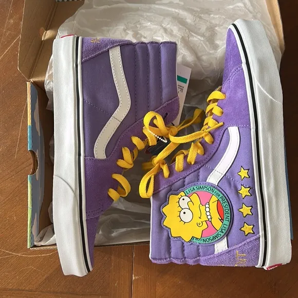 Vans x The Simpsons ™️ Lisa Simpson Sneakers | Size 8 Women’s New In Box