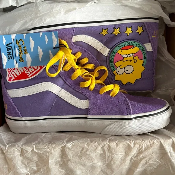 Vans x The Simpsons ™️ Lisa Simpson Sneakers | Size 8 Women’s New In Box