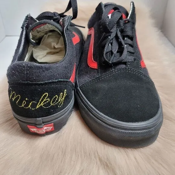 Vans Old Skool Disney Mickey Mouse Club Skate Mens Shoes Size 10.5
