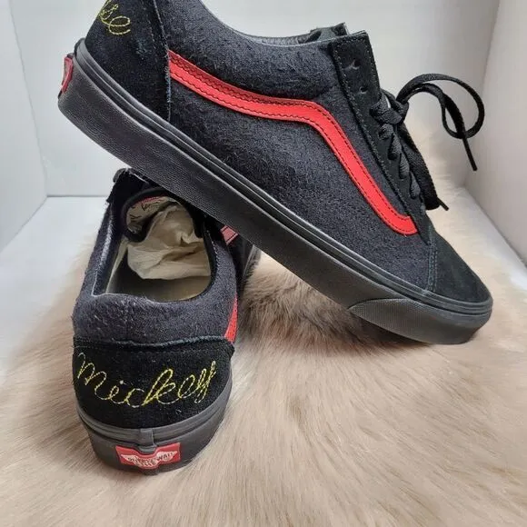 Vans Old Skool Disney Mickey Mouse Club Skate Mens Shoes Size 10.5
