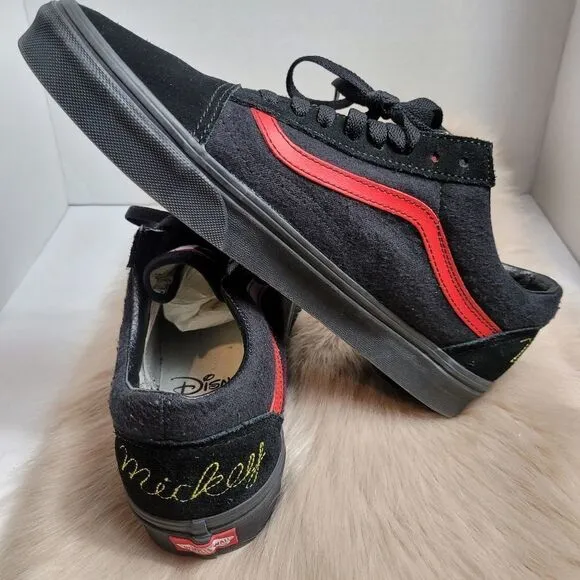 Vans Old Skool Disney Mickey Mouse Club Skate Mens Shoes Size 10.5