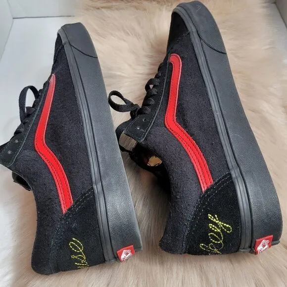 Vans Old Skool Disney Mickey Mouse Club Skate Mens Shoes Size 10.5