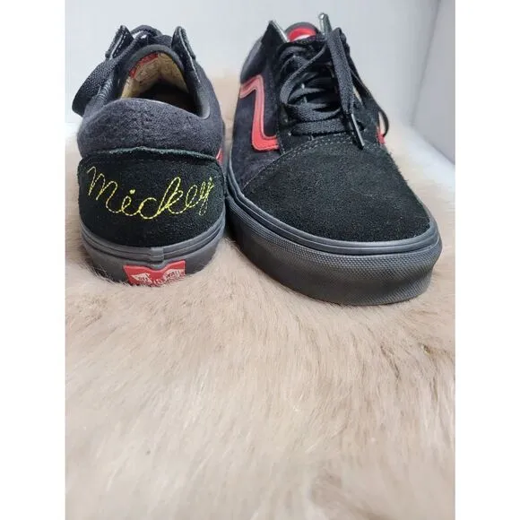 Vans Old Skool Disney Mickey Mouse Club Skate Mens Shoes Size 11.5