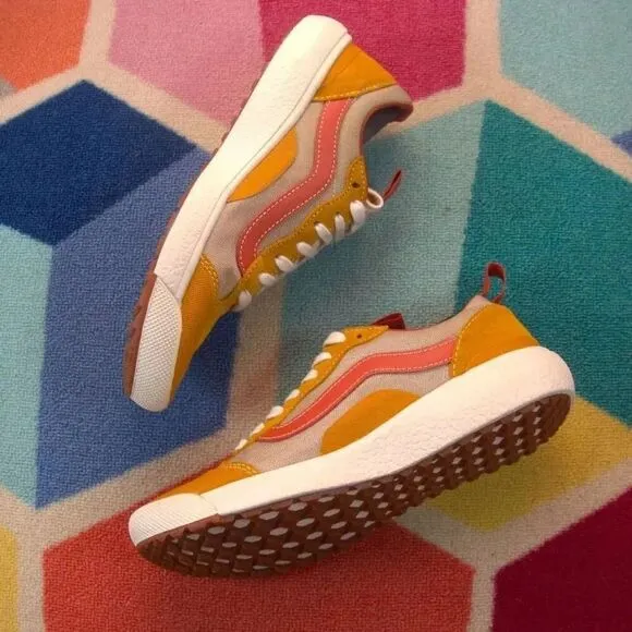 Vans UltraRange EXO SE Skate Shoes  UltraCush Honey Gold Orange Women's Size 9 m