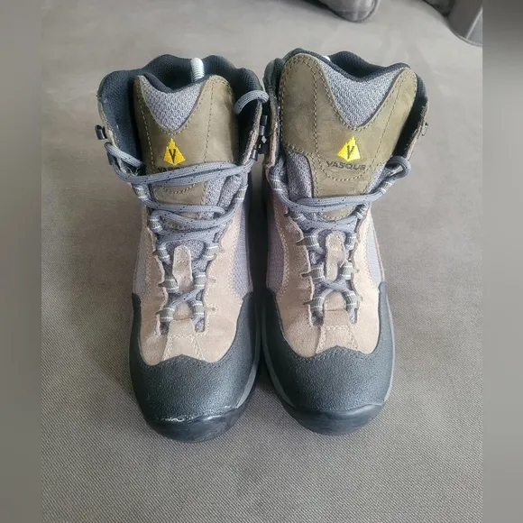 Vasque womens Gore-Tex 7433 M 03 Brown Mid Top Leather Hiking Shoes Size 9M