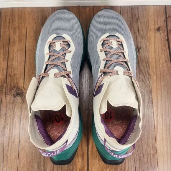 Vasque Re:Connect Here Mid Hiking Shoes Men Sz 10 M Gray Colorful Trail Trekking