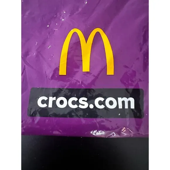 Verified New McDonald's X Crocs Grimace Cozzzy Sandal Men Sz5 Wmn Sz7 Fast Ship