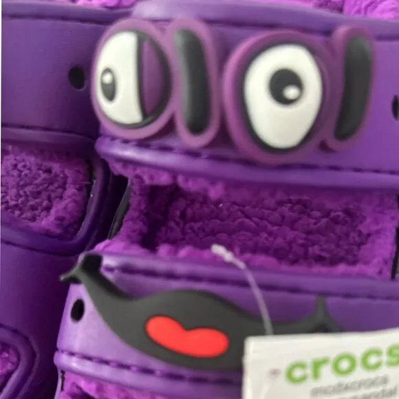 Verified New McDonald's X Crocs Grimace Cozzzy Sandal Men Sz5 Wmn Sz7 Fast Ship
