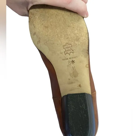 Vero Cuoio (Meaning True Leather Not A Brand). Italian Retro Leather Boots.