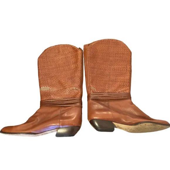 Vero Cuoio (Meaning True Leather Not A Brand). Italian Retro Leather Boots.