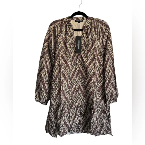 VERONICA BEARD GEORGIA FLORAL-PRINTED SHIRTDRESS