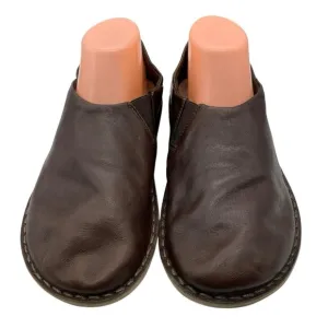 Vibae ZUMA Brown Leather Slip On Comfort Shoes Sz 41 Ergonomic Women's 11 Mens 8