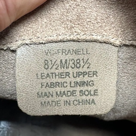 Vince Camuto Womens Franell Suede Ankle Booties, Tan, Size 8.5M