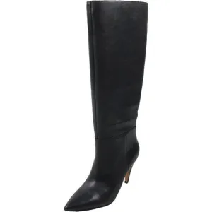 Vince Camuto Womens VCBRIGITTE2WC Black Wide Calf Leather Mid-Calf Boots New