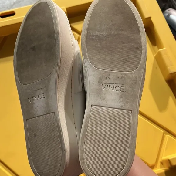 Vince Wallace Leather Platform Skate Sneakers